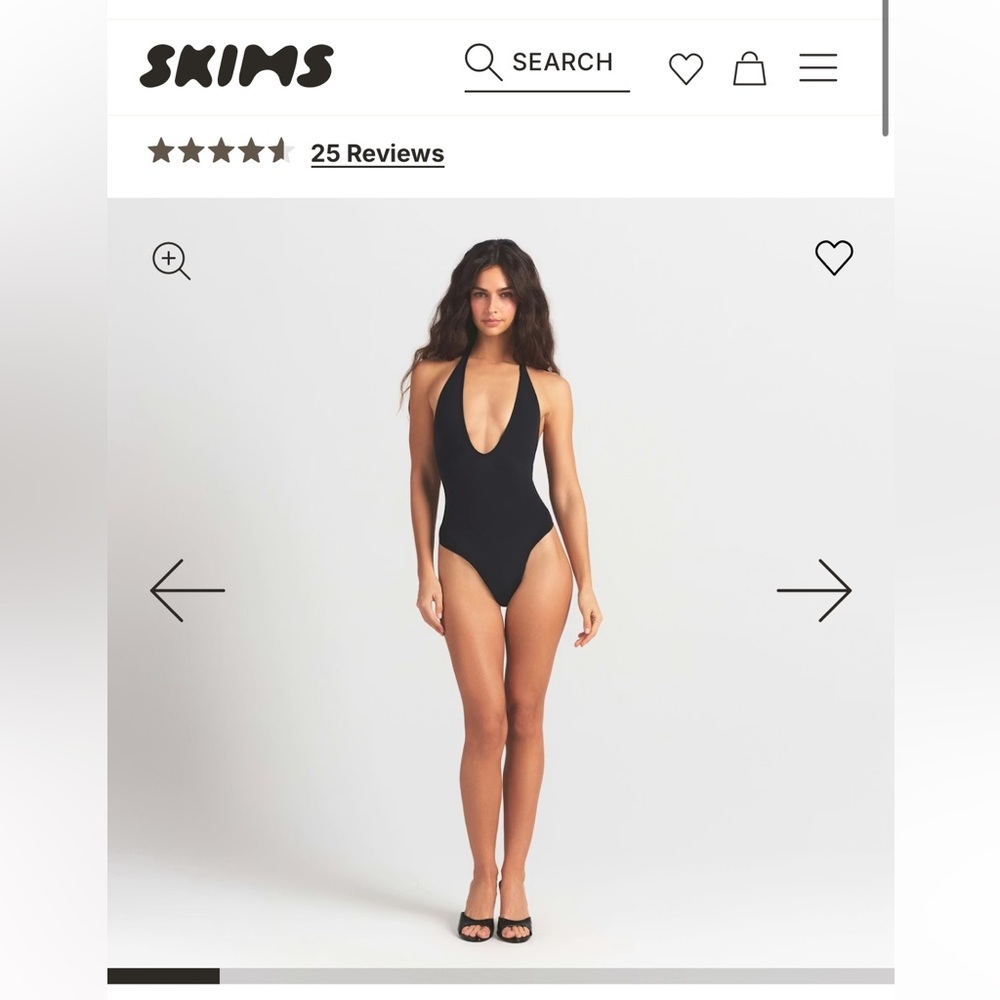 SKIMS Deep Plunge Bodysuit